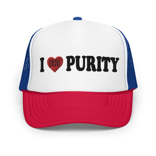 I <3 Purity Embroidered Trucker Hat
